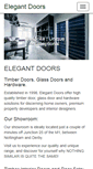 Mobile Screenshot of elegantdoors.co.uk