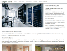 Tablet Screenshot of elegantdoors.co.uk
